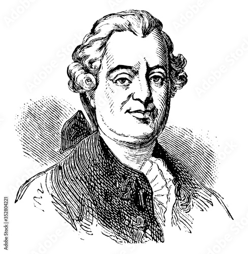 Charles Gravier Vergennes, vintage illustration.