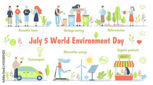 June 5, World Environment Day, banner