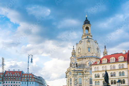 Traditional Cathedral building in Dresden, Germany © ilolab