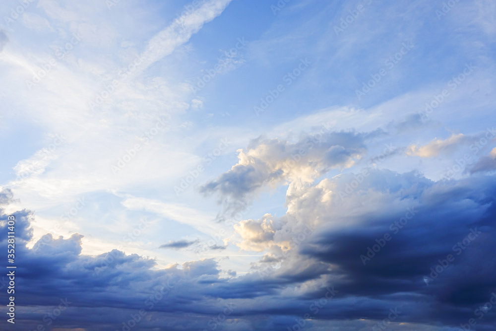 Obraz premium Blue Sky with Clouds for your design