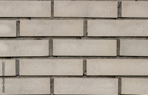 White brick texture background. White brick wall. Brick wall background
