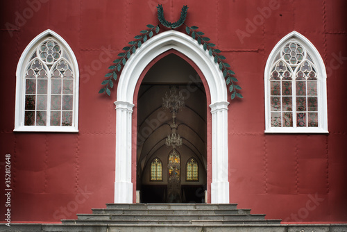 Metallic red church. Iglesia de Nuestra Señora de las Mercedes. Grecia, Alajuela province, Costa Rica. © Marco