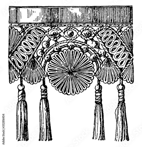 Egyptian Valence, vintage illustration.