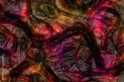 creative amazing bio eery surface digitally made texture halloween illustration