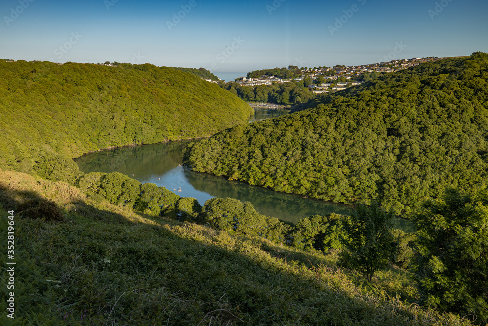 Obraz premium West Looe River in the evening light