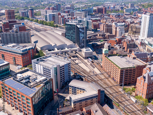 Leeds Train Station - Aerial View