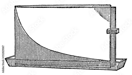 Between Plates, vintage illustration