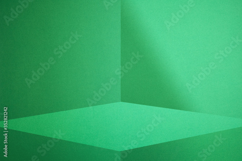 3D space made by folding paper.