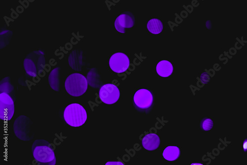 round light spots colorful focus effects