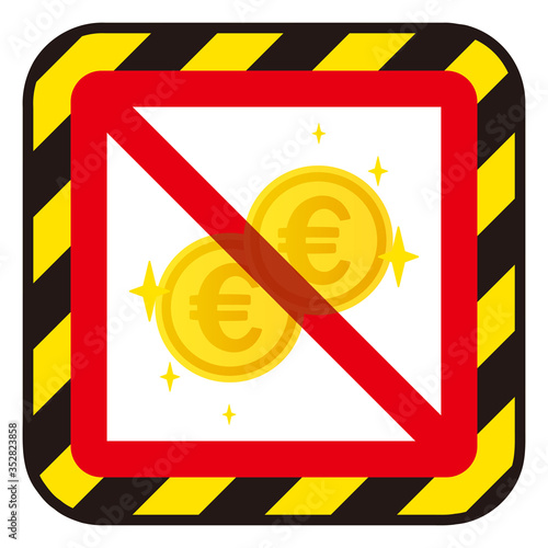 ユーロコイン禁止マーク