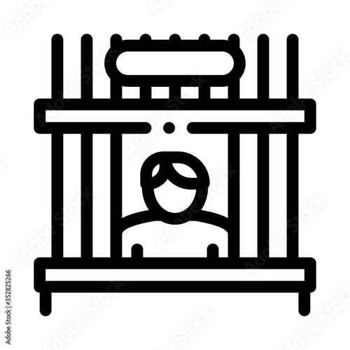 collection point pawnshop icon vector. collection point pawnshop sign. isolated contour symbol illustration