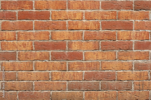 Cream brown masonry brick wall