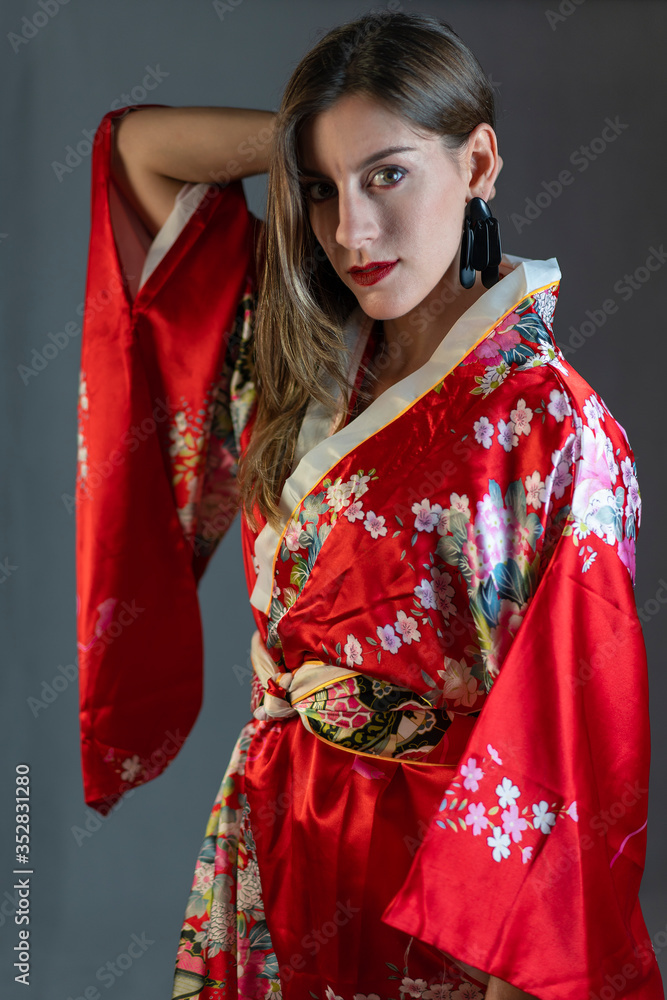 young woman in chinese traditional clothes young woman in chinese traditional clothes