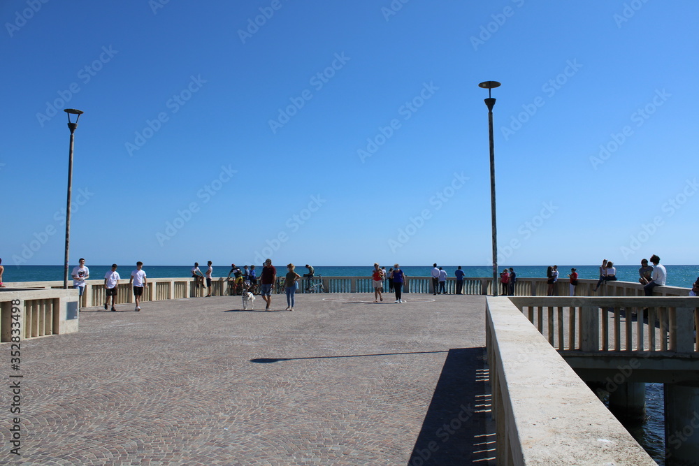 pier on the beach