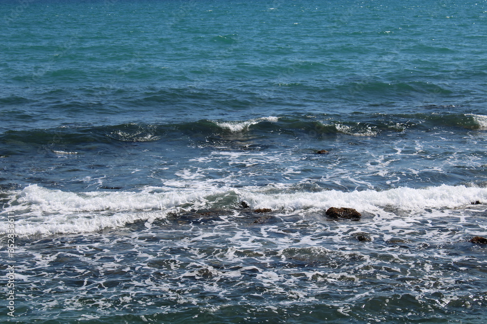 Fototapeta premium waves on the beach