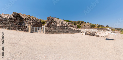 Ruins of a Roman theatre in Milos Island