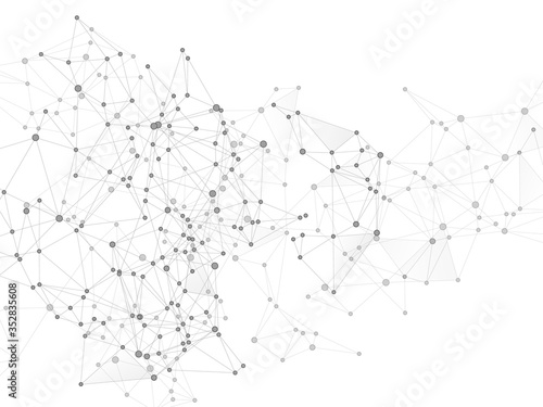 Big data cloud scientific concept.