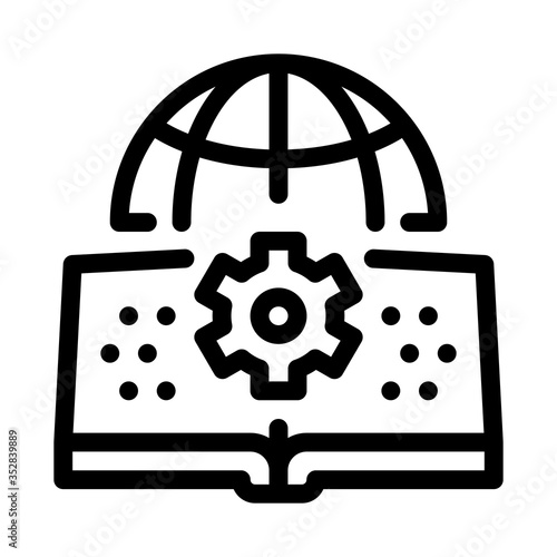 soil science icon vector. soil science sign. isolated contour symbol illustration