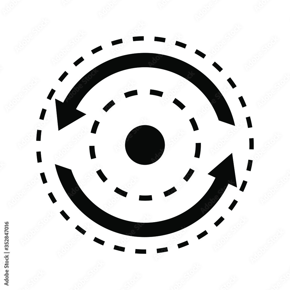 Consistency vector icon. stability illustration symbol. dynamic sign. repeat logo. Consistency vector icon. stability illustration symbol. dynamic sign. repeat logo.