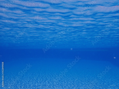 Swimming pool underwater