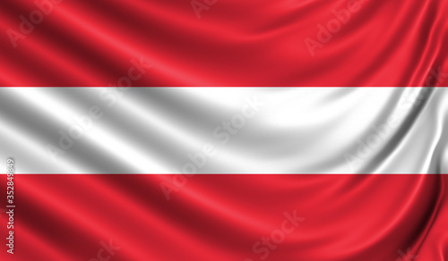Waving flag of the country of the European Union. 3d illustration Free Download Waving flag of the country of the European Union. 3d illustration - GFXLoad