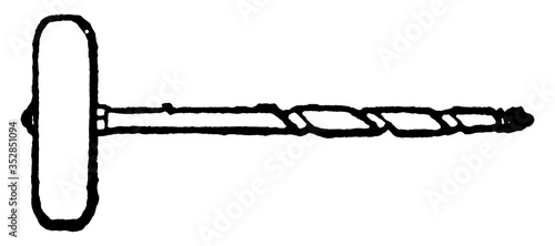 Gimlet, vintage illustration.