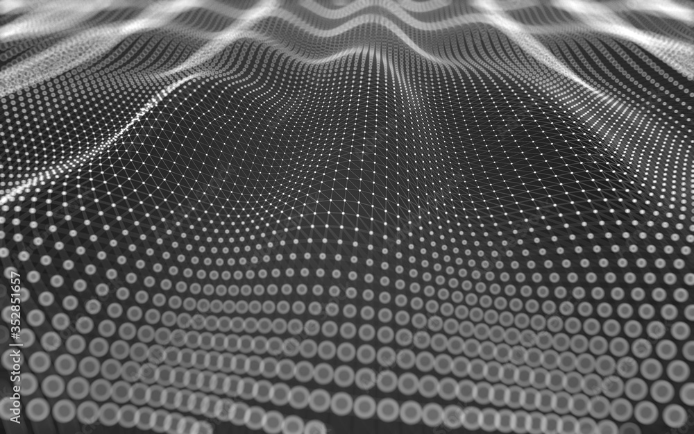 Abstract background. Molecules technology with polygonal shapes, connecting dots and lines. Connection structure. Big data visualization. Abstract background. Molecules technology with polygonal shapes, connecting dots and lines. Connection structure. Big data visualization.