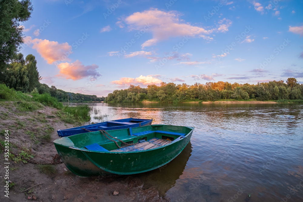 boats on the river