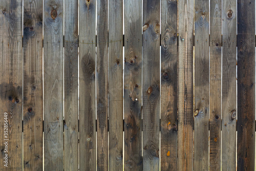old wooden fence with cracks. Background and wood texture.