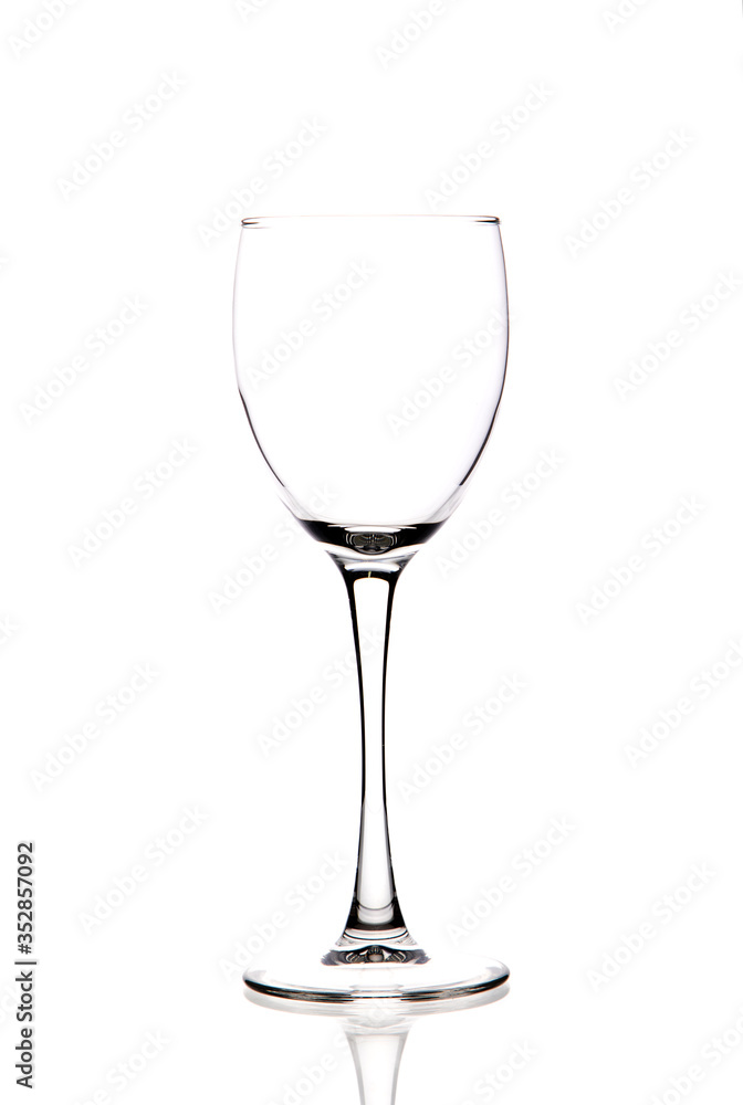  wine glass on a white background