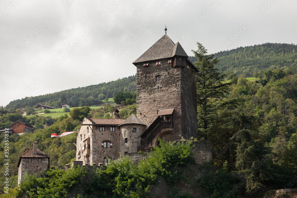inside the little town of Chiusa, the Captain Tower is a small castel dated back to the XIII century.