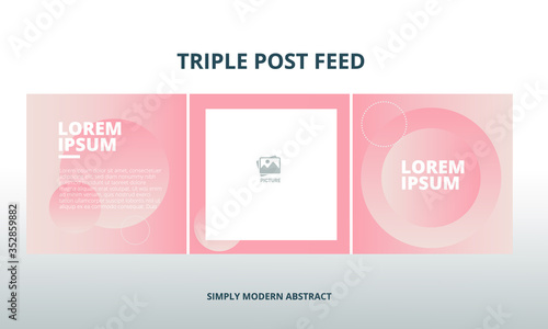 modern social media post feed, retro, instagram feed, instagram template, instagram frame, minimalist.