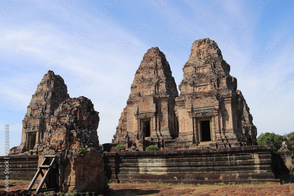 Temple Mebon oriental à Angkor, Cambodge	