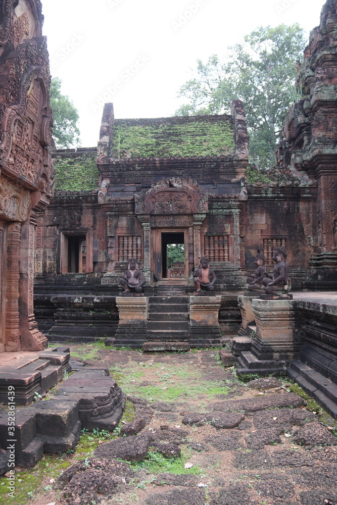 Temple Banteay Srei à Angkor, Cambodge