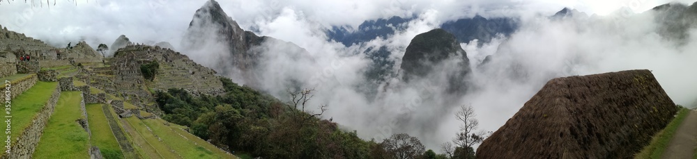 Panoramic Machu Picchu