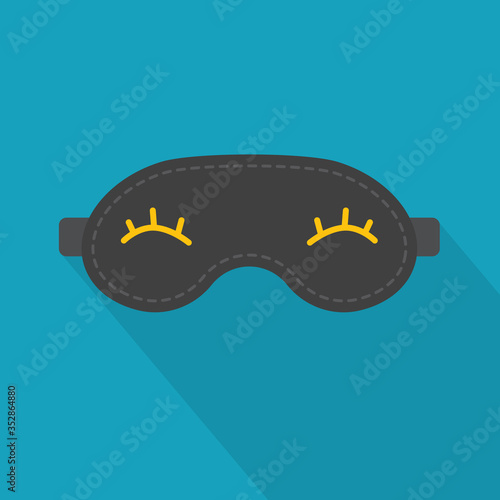sleep mask icon - vector illustration