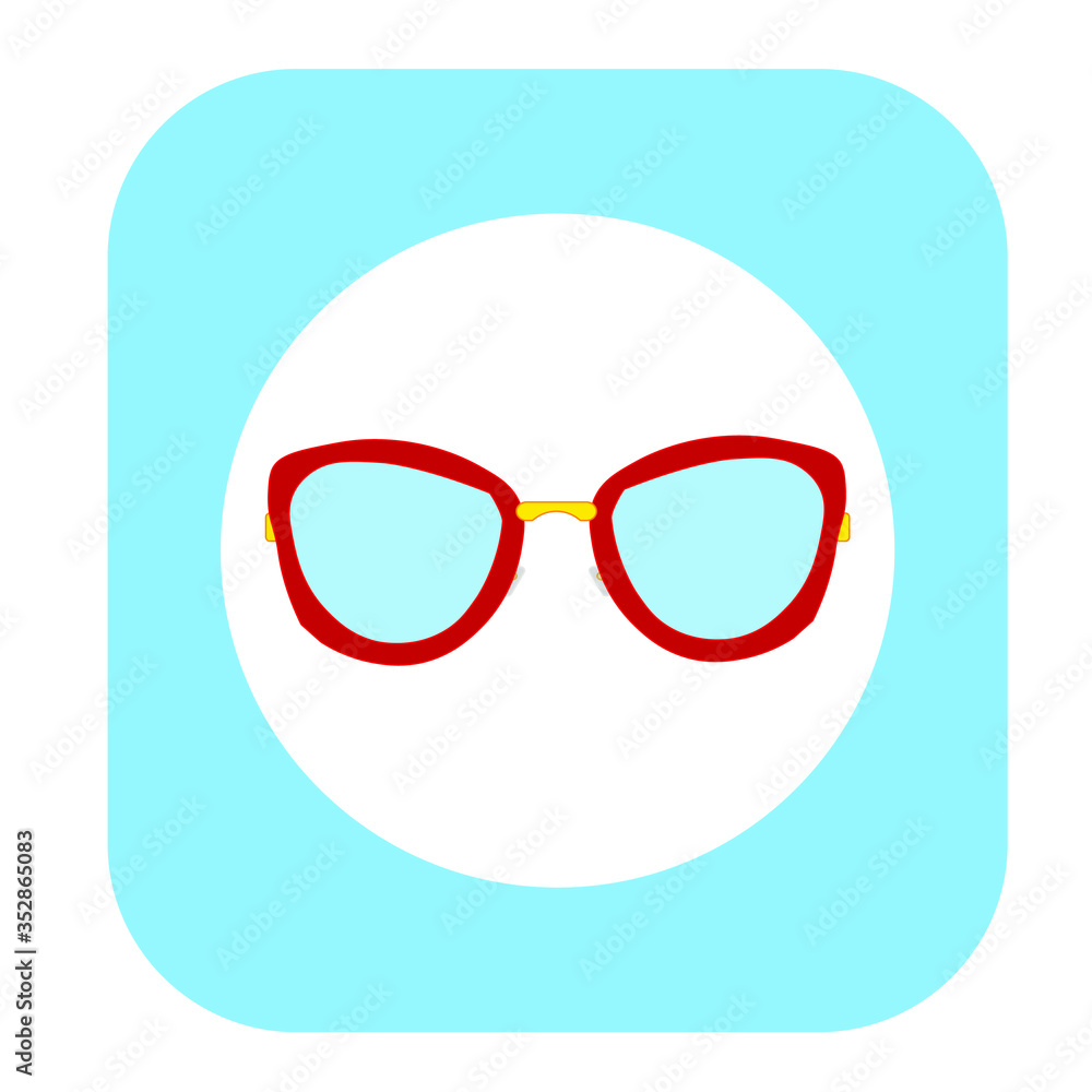 modern glasses. Illustrator for web and mobile design. modern glasses. Illustrator for web and mobile design.