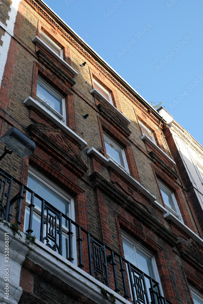 Fototapeta premium old building with windows