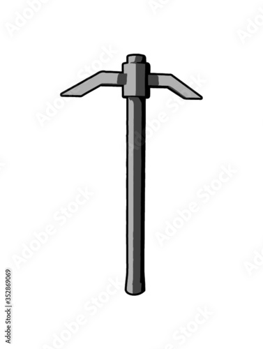 Zwergische Spitzhacke Clipart design 