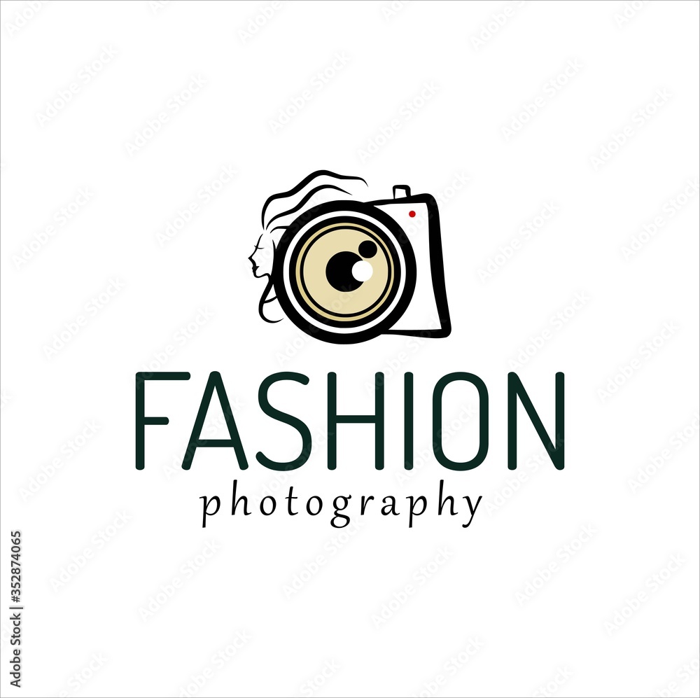 Fashion  photography logo template