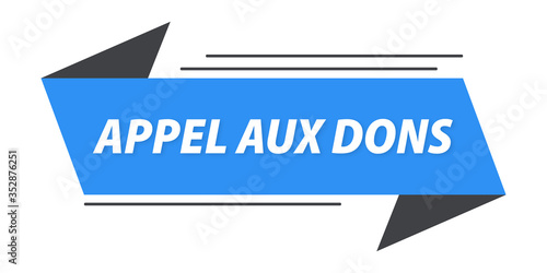 appel aux dons bannière