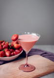 cocktail with Strawberry 