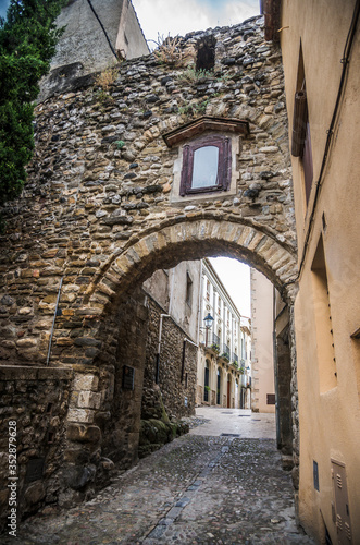 Street of the old town of Besalu