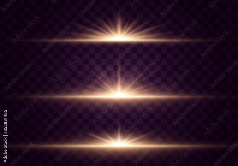 Yellow sparkles, light Yellow sparkles, light