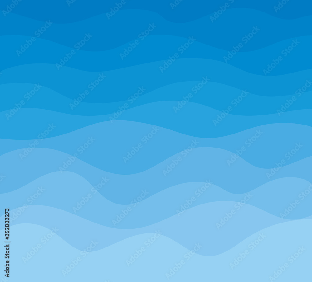Blue waves background vector design Blue waves background vector design