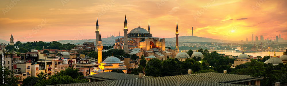 Naklejka premium Hagia Sophia w Stambule