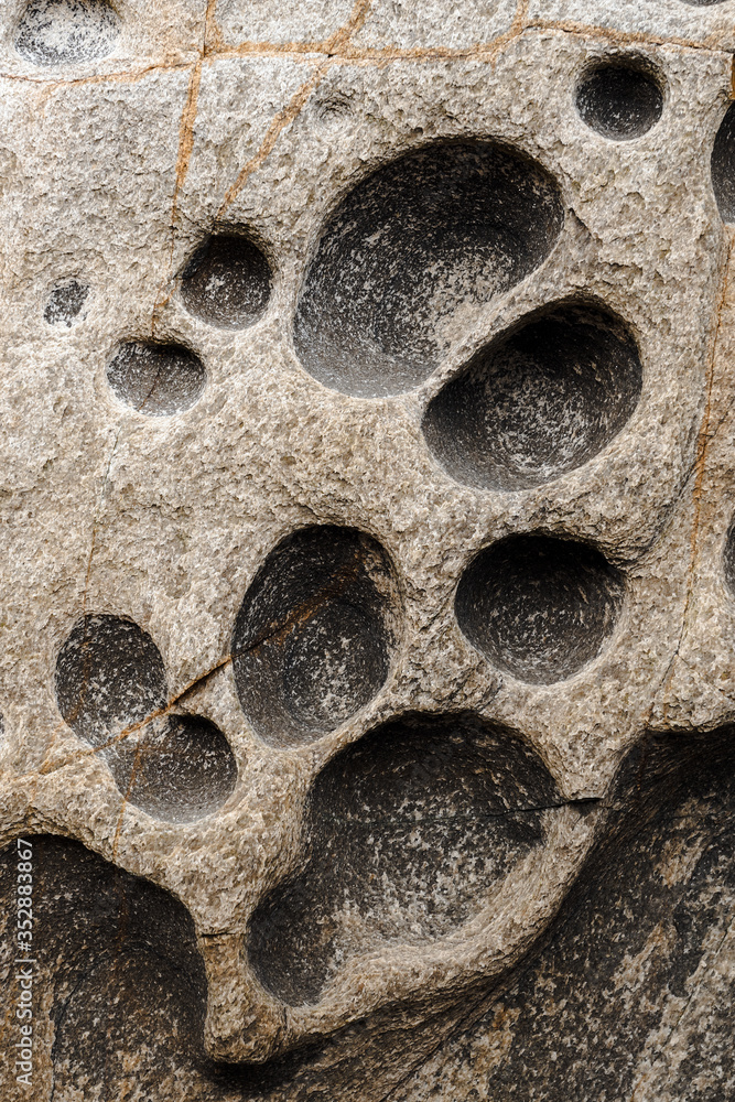 Natural rock texture background on the beach in the north of Spain Natural rock texture background on the beach in the north of Spain