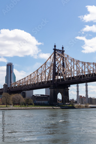 The Queensboro Bridge near Queensbridge Park along the East River in Long Island City Queens New York © James
