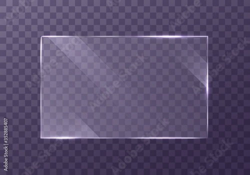 Flat glass plate