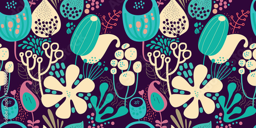 Flowers, plants and paisley cucumbers.